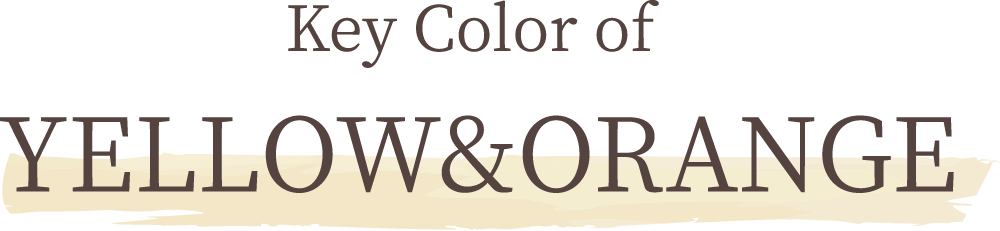 Key Color of YELLOW&ORANGE