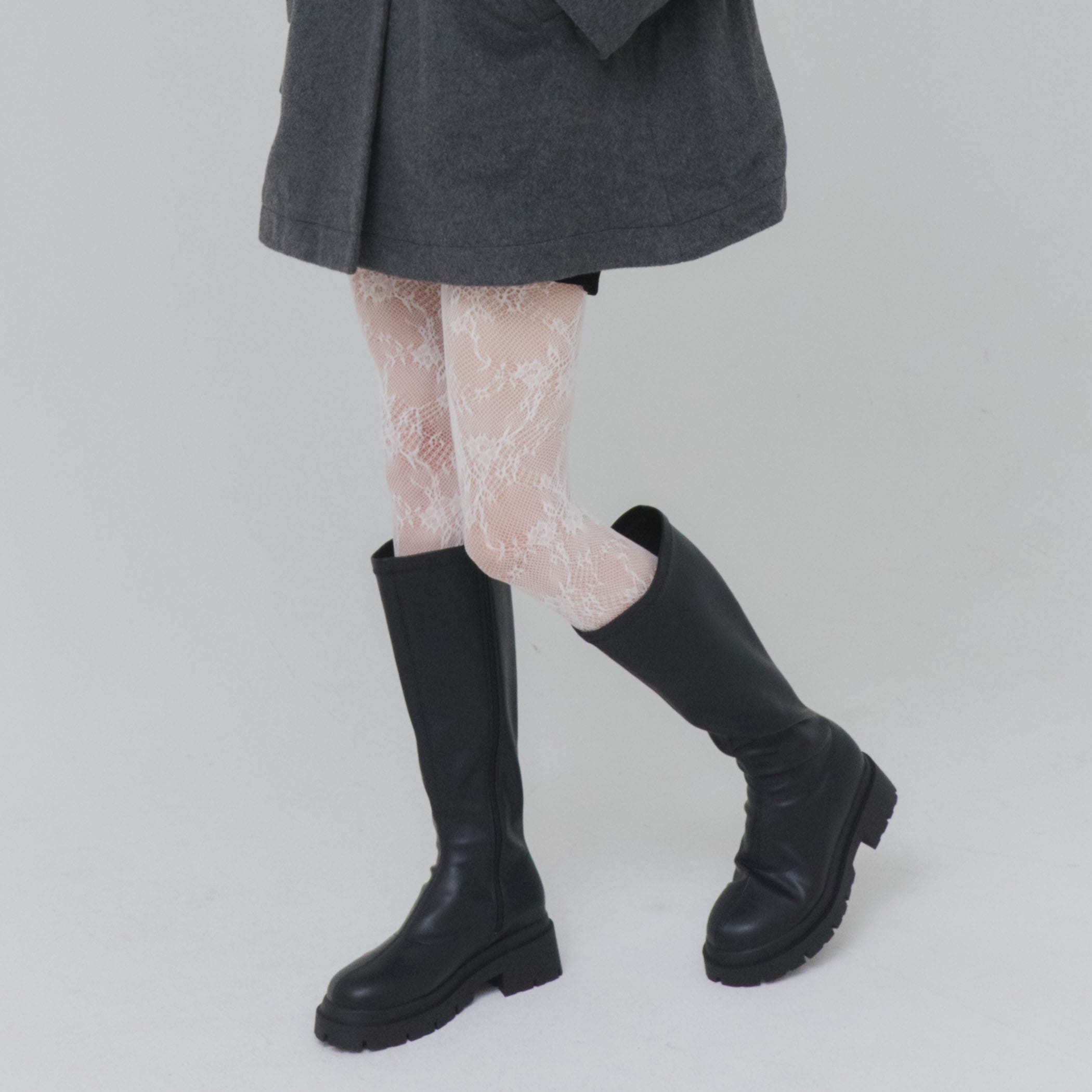 Stretch long Boots 着用イメージ1