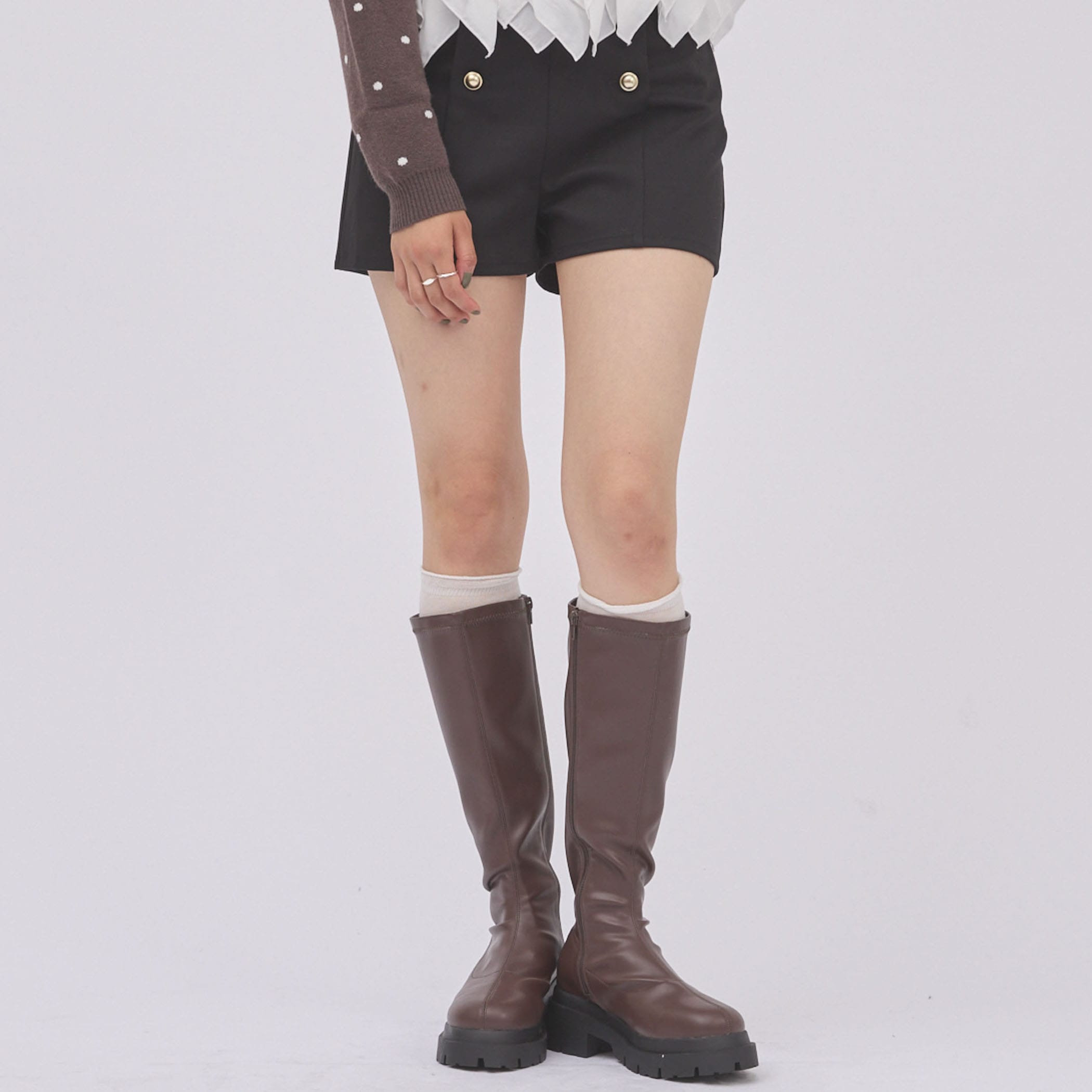 Stretch long Boots 着用イメージ2
