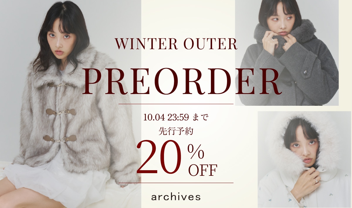【2026 WINTER OUTER PREORDER】