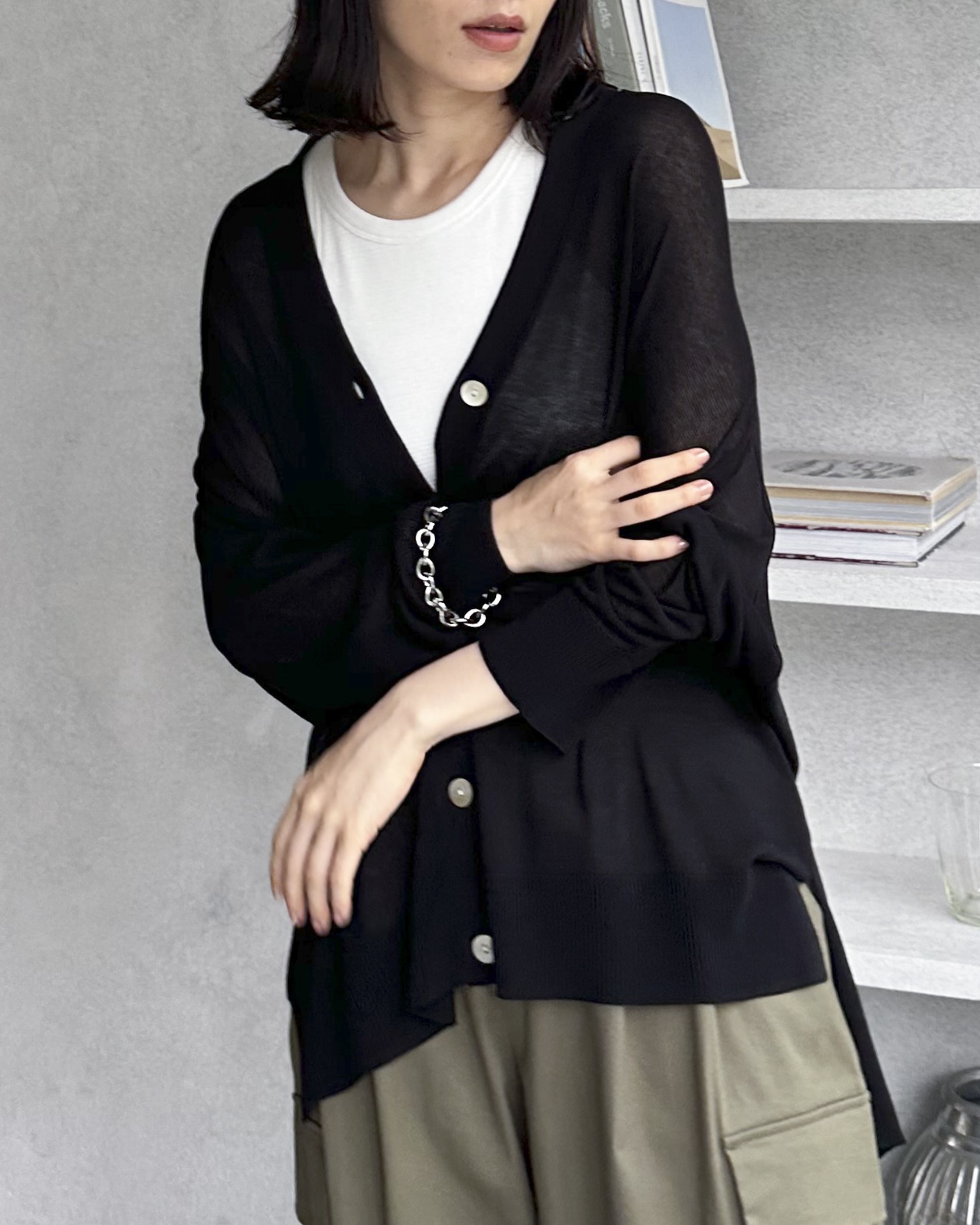 29日限限定お値下げ　45R リネンクロスのアニーダブルジャケット　サイズ2 45Rリネンクロスのアニーダブルジャケット（インディゴ）: WOMEN｜45R