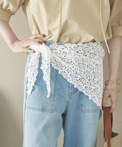 クロシェレーススカーフ(F IVORY): ネックウェア｜PMbox P&M