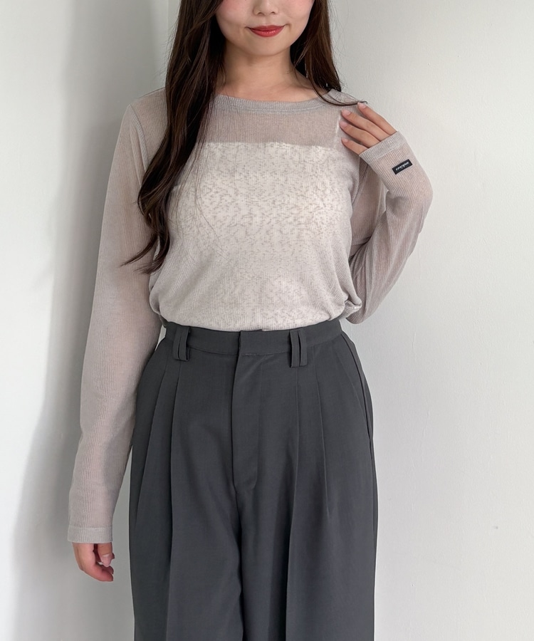 シアーリブカットTOPS(M GRAY): トップス｜PMbox P&M