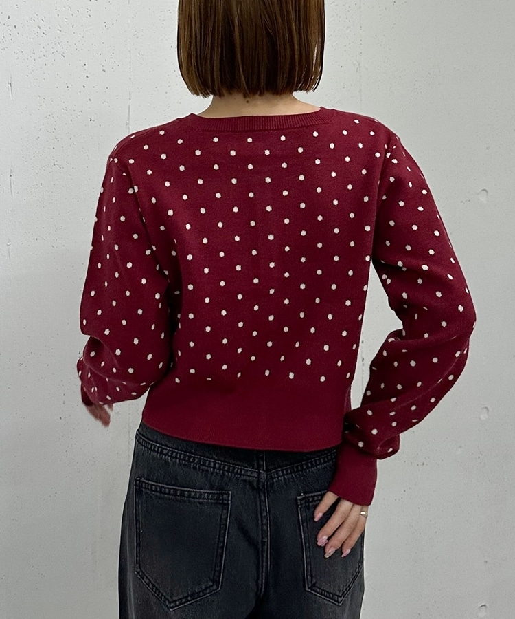 pinkdog様 モチーフ付き透かし編みカーディガン｜ピンクハウスオフィシャル