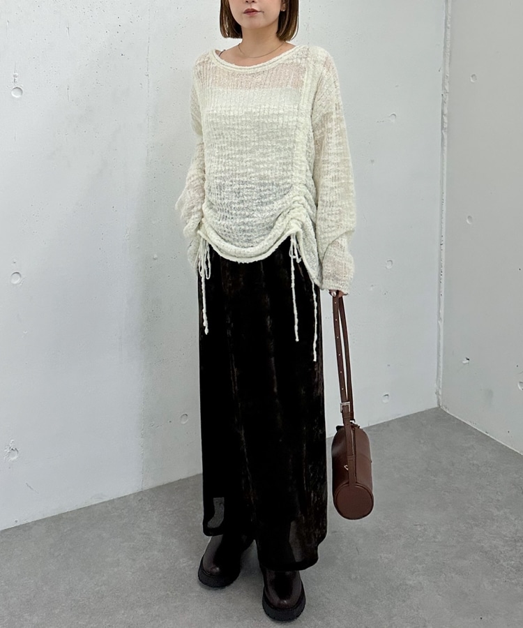 ドロストスラブニットプルオーバー(M BROWN): トップス｜PMbox