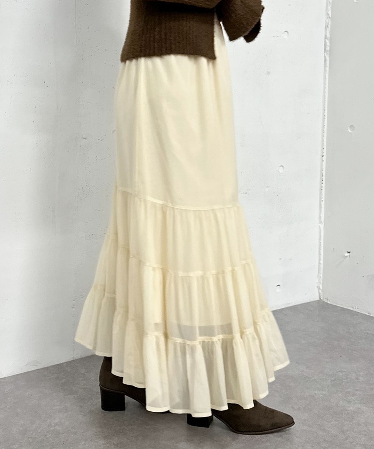 ビバハート　スカート　ボア　白？！クリーム？！　✕カーキ　40 　M？！　L？！ ビバハート スカート ボア 白？！クリーム？！ ✕カーキ 40 M