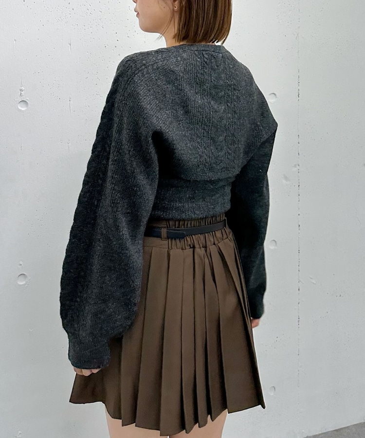 René ボレロ g633」(g)グラム服/ボレロカーディガン/BOLERO CARDIGAN/ウール