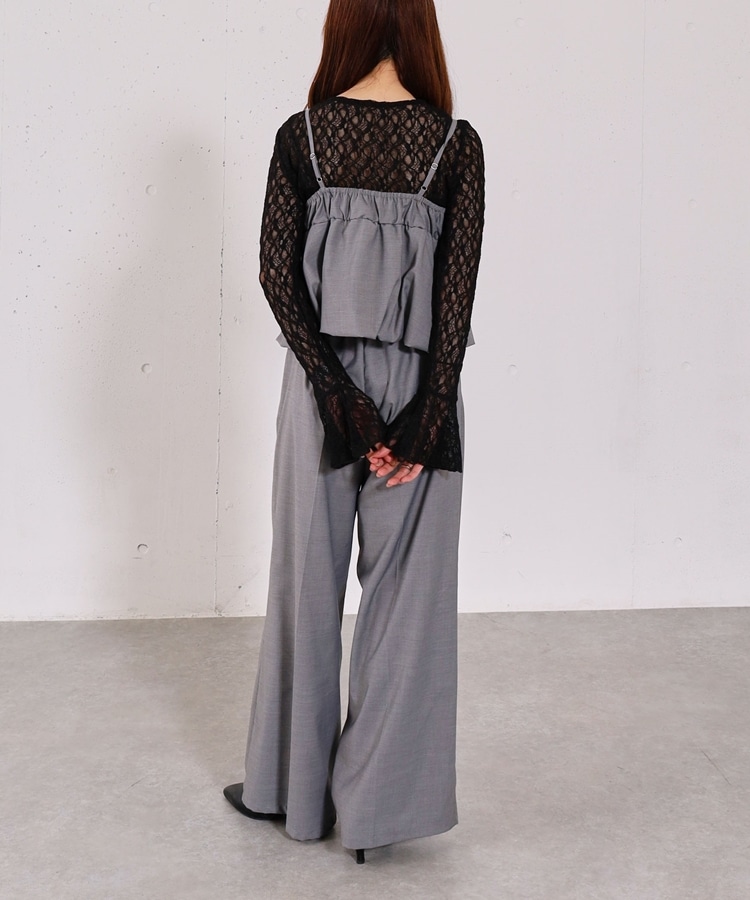 フレアスリーブレーストップス(M OFF WHITE): トップス｜PMbox P&M