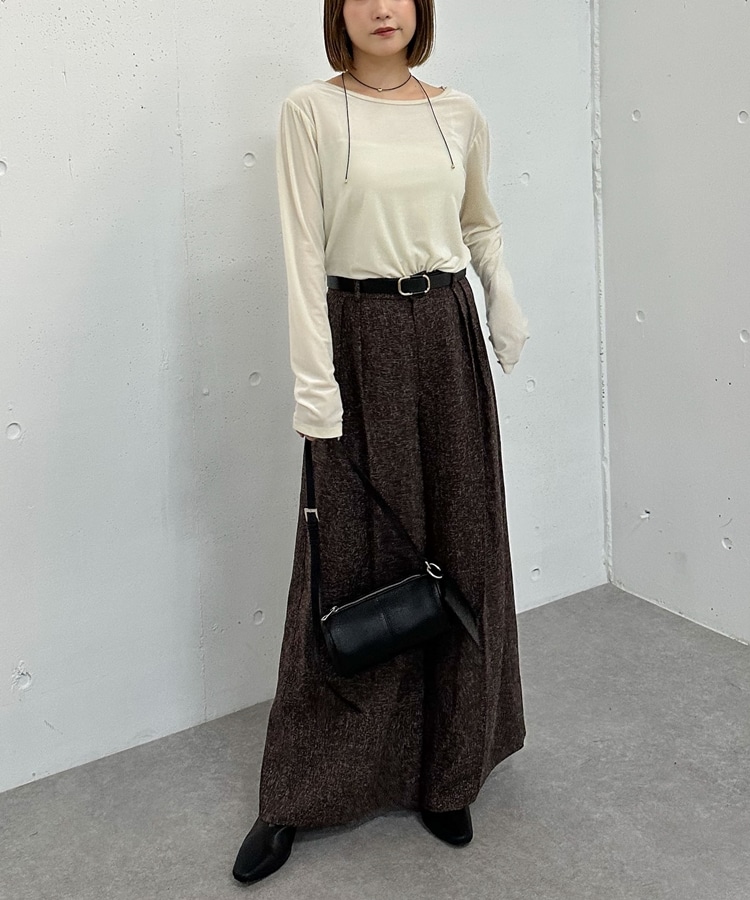 トップス taro シアーベロアTOPS(M BROWN): トップス｜PMbox P&M OFFICIAL