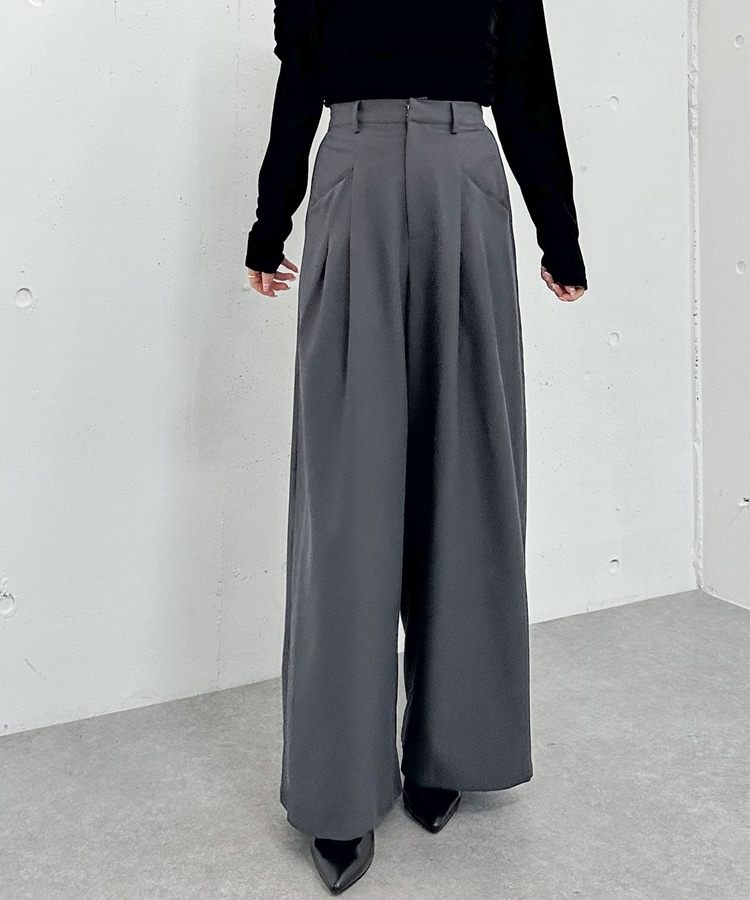 MMKさま ポケットタックワイドスラックス(M BEIGE): パンツ｜PMbox P&M