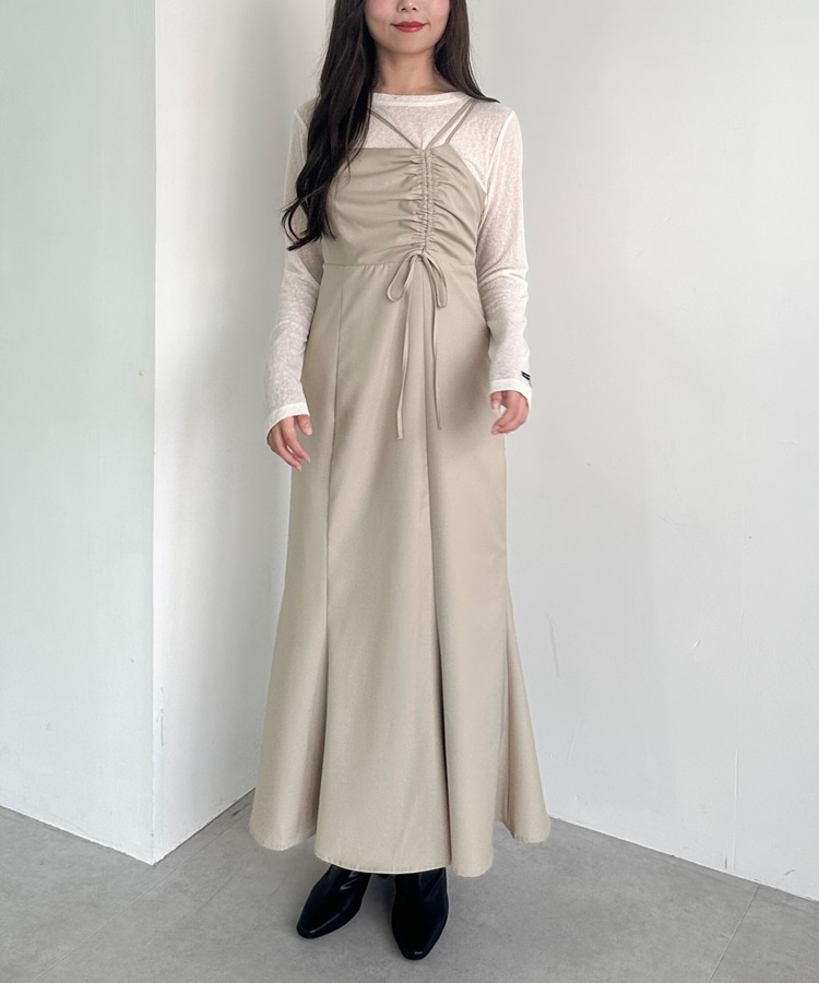 アシメドロストキャミワンピース(M GRAY): ワンピース｜PMbox