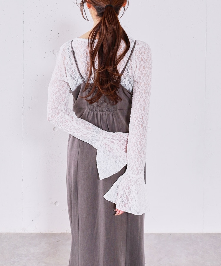 フレアスリーブレーストップス(M OFF WHITE): トップス｜PMbox P&M