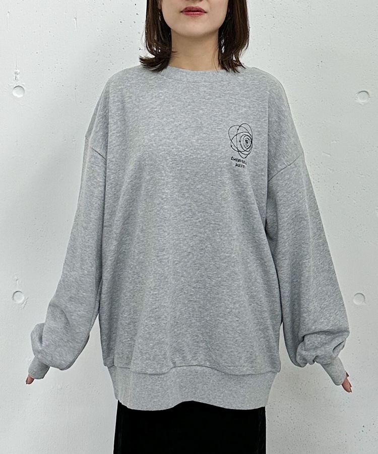 胸刺繍BIGスウェット(M BROWN): トップス｜PMbox P&M