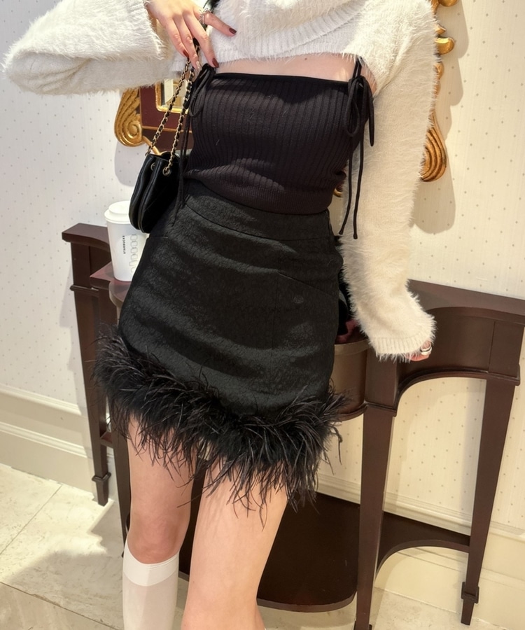 2way fur skirt(S GREIGE): スカート｜PMbox P&M OFFICIAL ONLINE