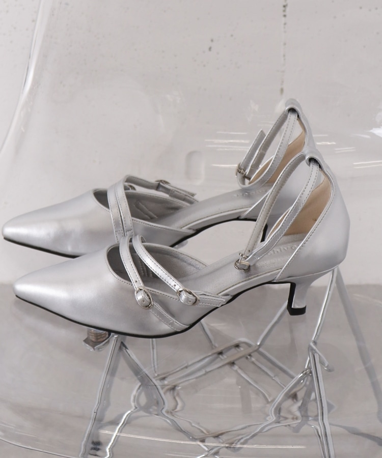 2ストラップセパレートパンプス(M BLACK): シューズ｜PMbox P&M