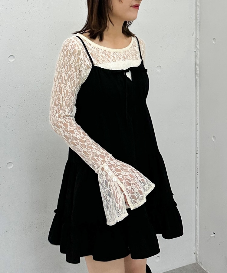 ティアードキャミチュニック(M BLACK): トップス｜PMbox P&M