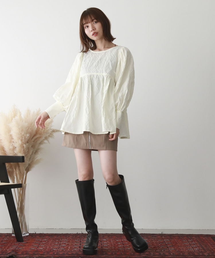 ２ｗａｙＪＱパフスリチュニック(M BEIGE): トップス｜PMbox P&M