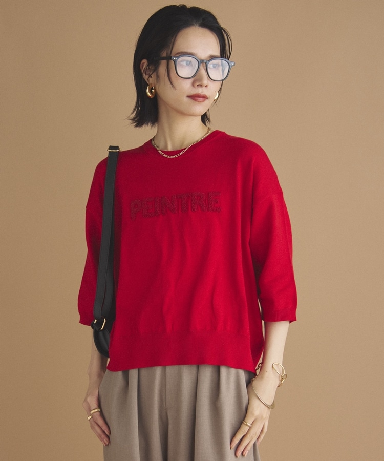 PEINTREロゴニット(F RED): トップス｜PMbox P&M OFFICIAL