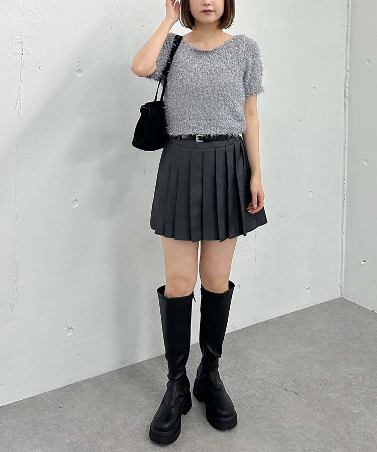 フラワーレースハーフスリーブニット フラワーレースハーフスリーブニット カーディガン | イエナ