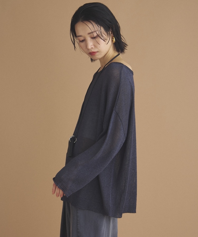 ペーパーヤーンプルオーバー(F BEIGE): トップス｜PMbox P&M