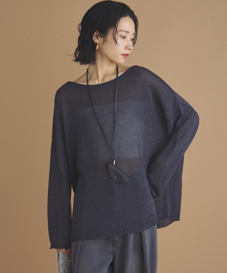 ペーパーヤーンプルオーバー(F BEIGE): トップス｜PMbox P&M