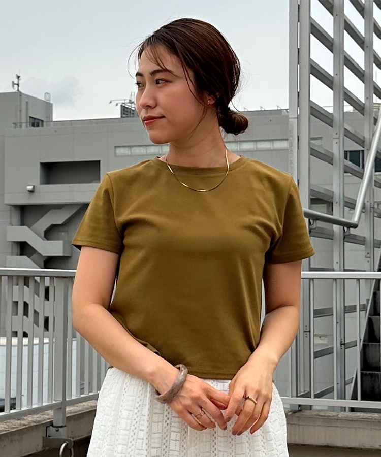 コンパクトＴシャツ(F BEIGE): トップス｜PMbox P&M OFFICIAL ONLINE