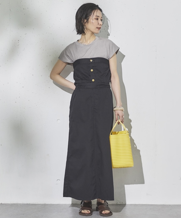 べりー様 Lee BUSTIER SKIRT(S BLACK): ワンピース｜PMbox