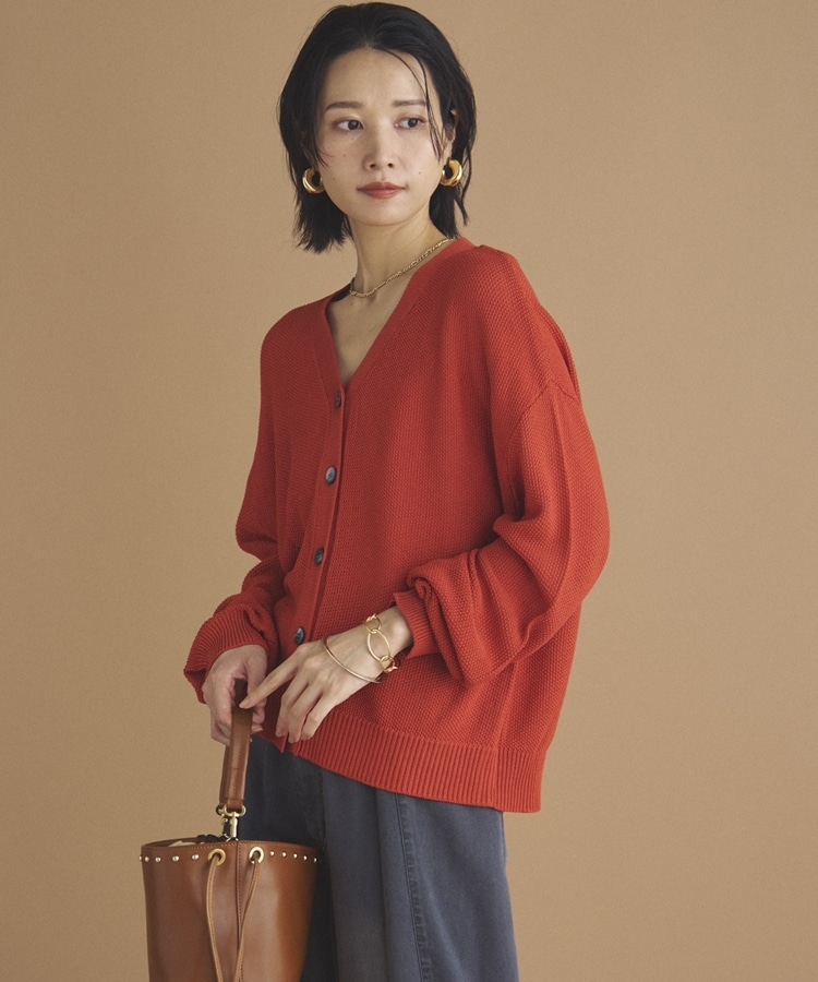 カノコ編みカーディガン(F ORANGE): トップス｜PMbox P&M OFFICIAL