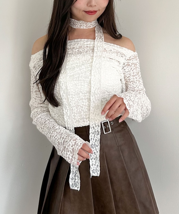 タックドレープレースTOPS(M IVORY): トップス｜PMbox P&M