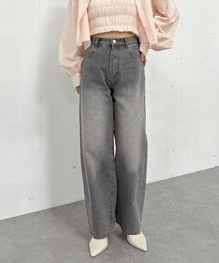 オーバーダイデニム／(S BLUE): パンツ｜PMbox P&M OFFICIAL