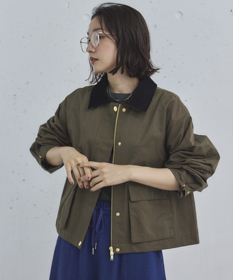 ジョンブル　ハンティングジャケット　Mサイズ　ベージュ×キャメル 未使用品 ENDS and MEANS キルティングジャケット Mサイズ ベージュ