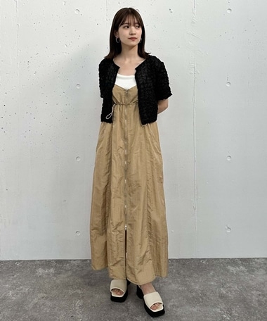 Fzipワークキャミワンピース