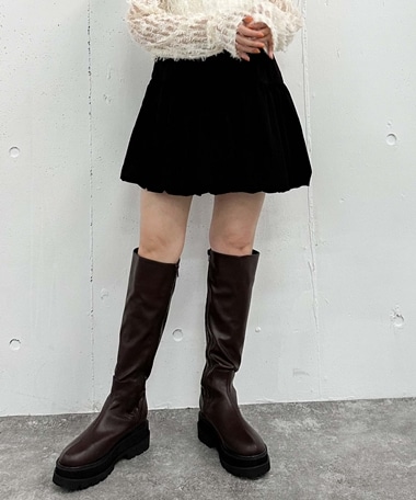 バルーンヘムミニスカート