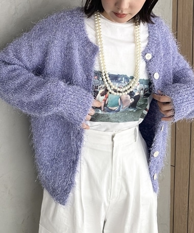２ＷＡＹダンスフェザーヤーンカーディガン