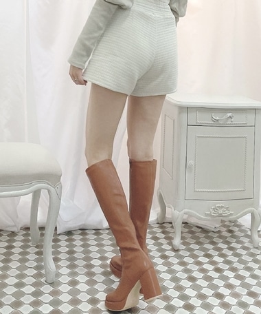 美脚 strech long boots