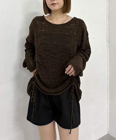 ドロストスラブニットプルオーバー