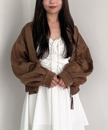 【ＳＥＴＵＰ対応】スウェードブルゾン