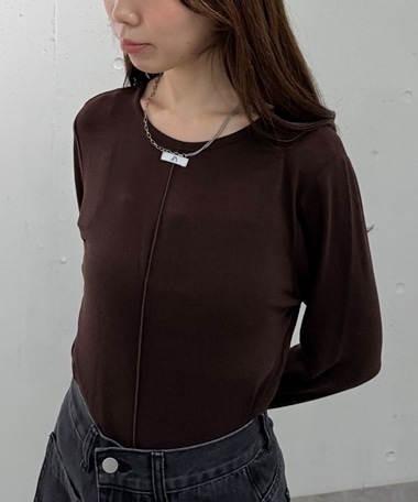 シアー天竺クルーネック　ＴＯＰＳ