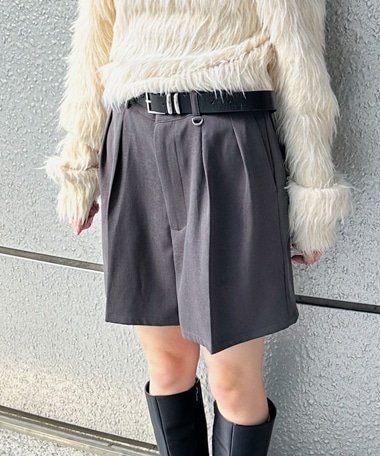 Ｄカン付タックショートパンツ