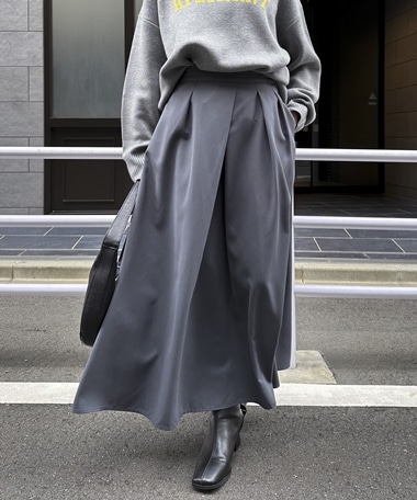 アシメタックフレアスカート