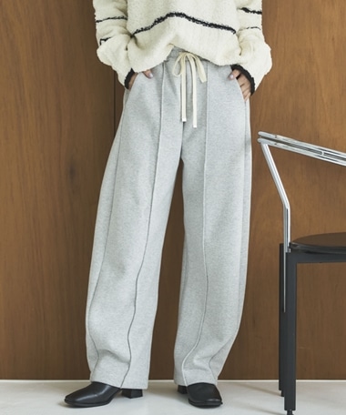 裏起毛カーブパンツ