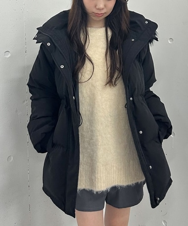 マルチwayファーフード中綿ブルゾン