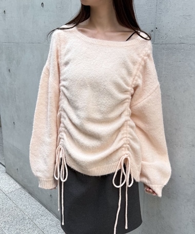 ドロストミドルニットプルオーバー