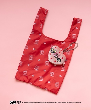 パワーパフガールズベロアポーチ付エコバック