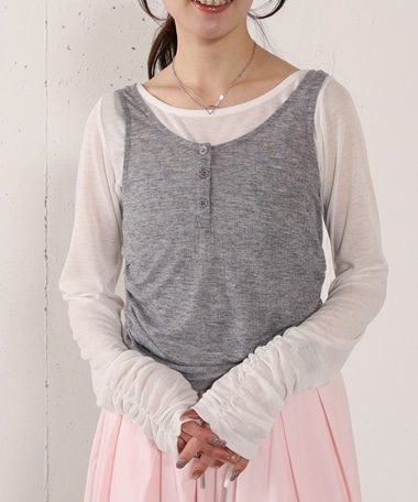 タンクレイヤードカットアンサンブル