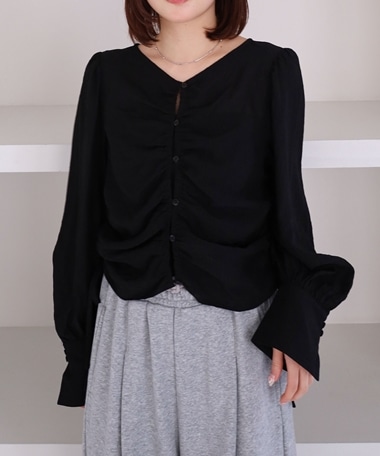 ２ｗａｙギャザードロストブラウス