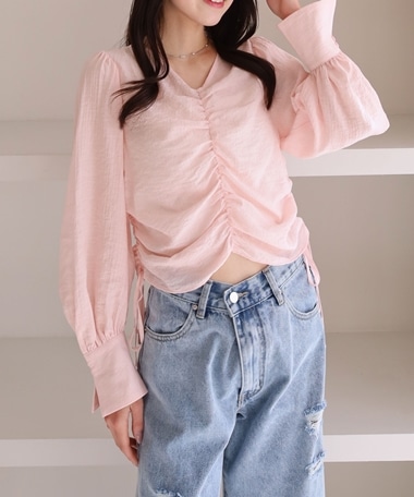 ２ｗａｙギャザードロストブラウス