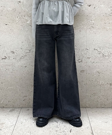 ストレートフレアデニム