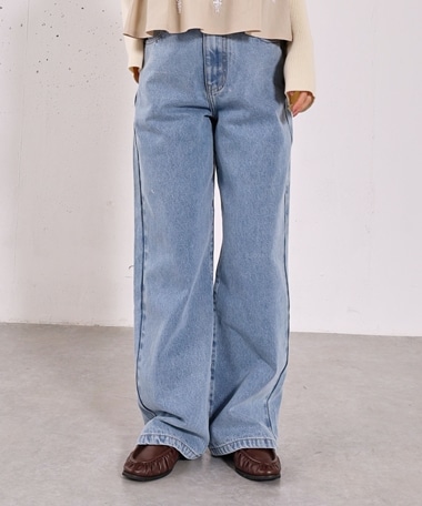 カラーストレートデニム