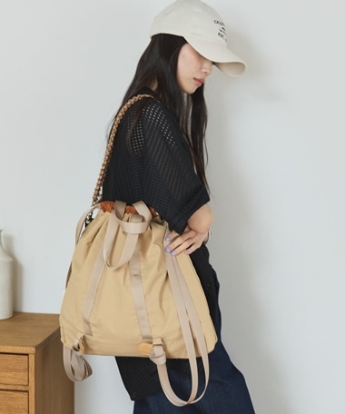 ナイロン３ＷＡＹスクエアトート